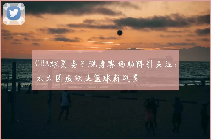 CBA球员妻子现身赛场助阵引关注,太太团成职业篮球新风景