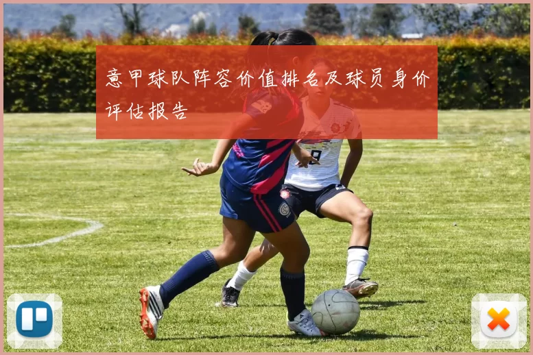意甲球队阵容价值排名及球员身价评估报告