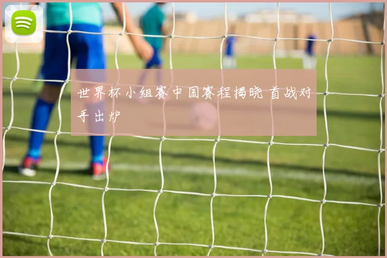 世界杯小组赛中国赛程揭晓 首战对手出炉